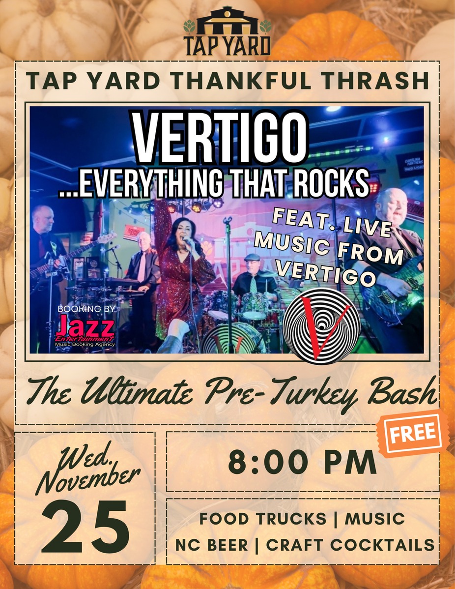 Thankful Thrash: The Ultimate Pre-Turkey Bash feat. Vertigo LIVE event photo