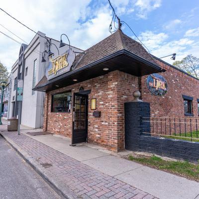 Exterior, view of the restaurant, front entrance.