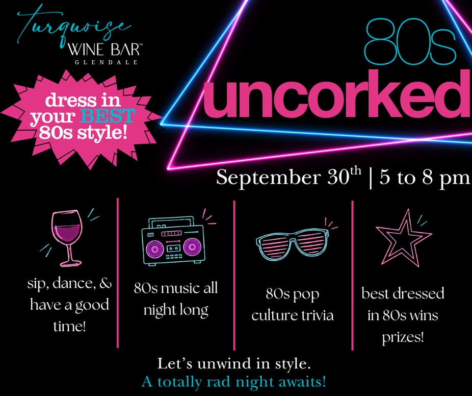 80s Uncorked event photo