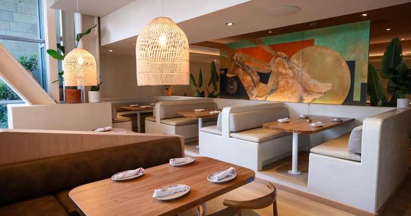 Interior, main dining area