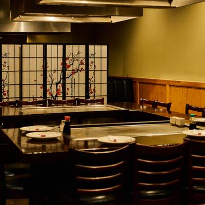 Japanese grill tables.