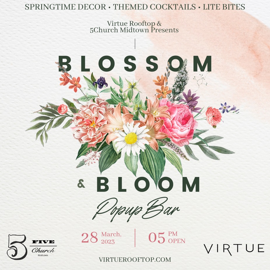 Blossom and Bloom Popup Bar event photo