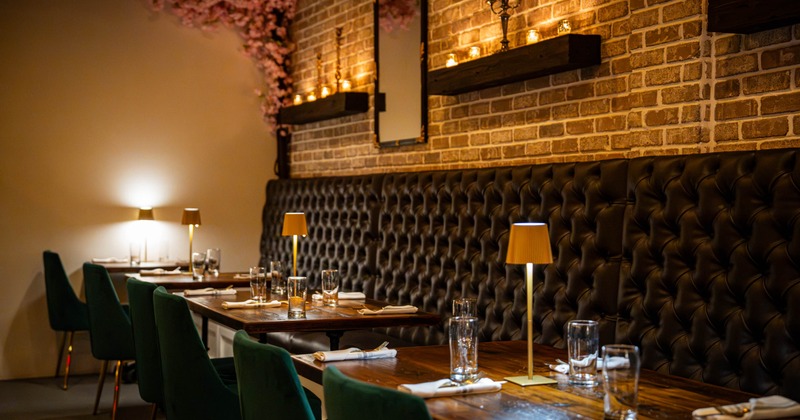 Interior seating area