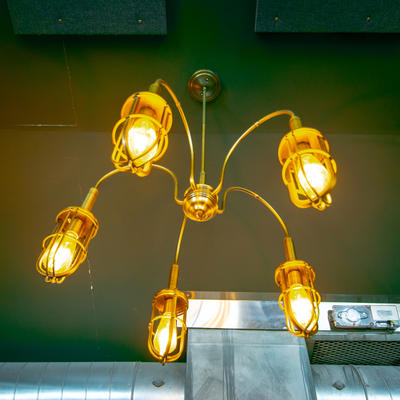 Ceiling lamp closeup