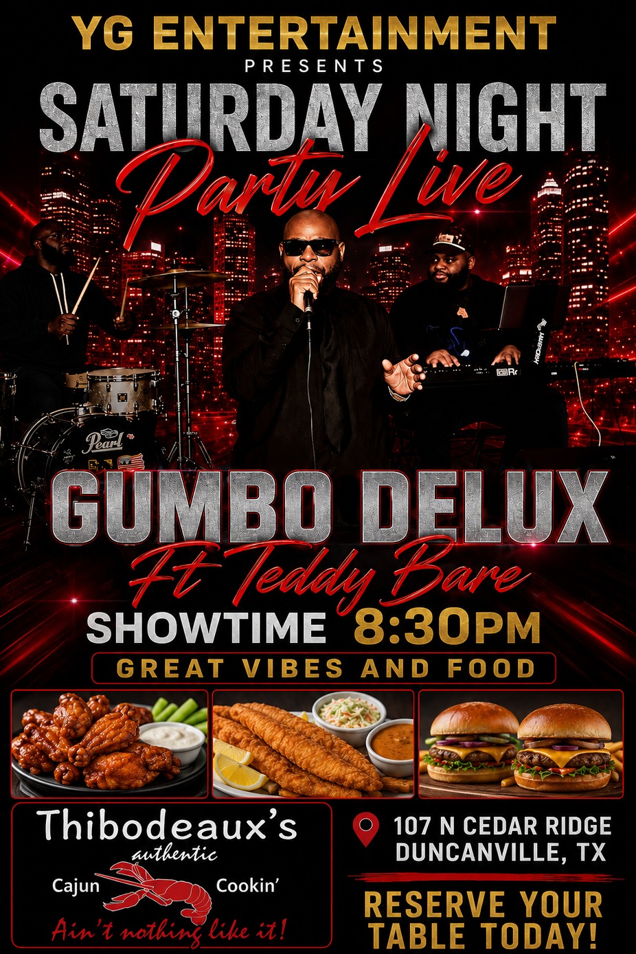 Live Entertainment Ft. GumboDelux & TeddyBare event photo