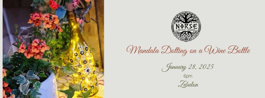 Mandala Wine Bottle Craft event photo