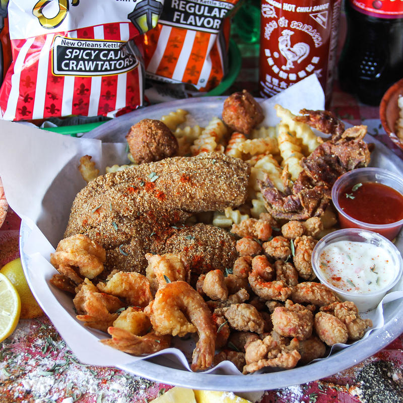 Fried-Tastic Seafood Platter: photo