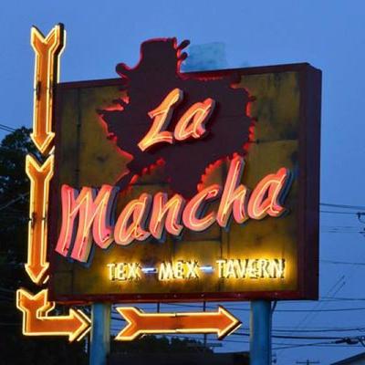 Restaurant's outdoor neon sign.