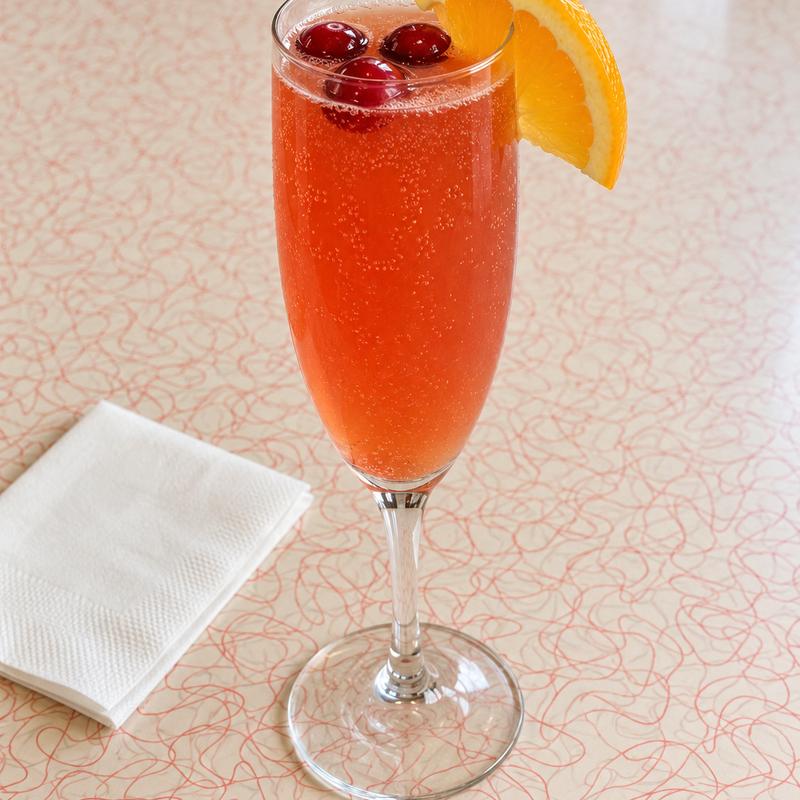 menu item 43 of 44, Cranberry Orange Mimosa