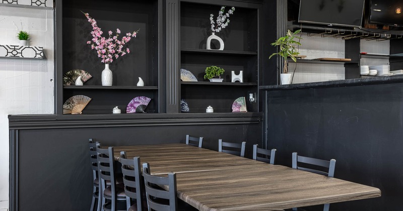 Tables and decorations