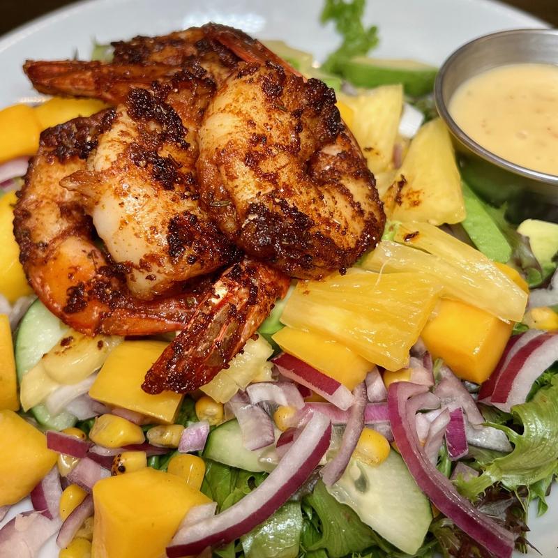 menu item 30 of 31, Tropical Blackened Shrimp Salad*