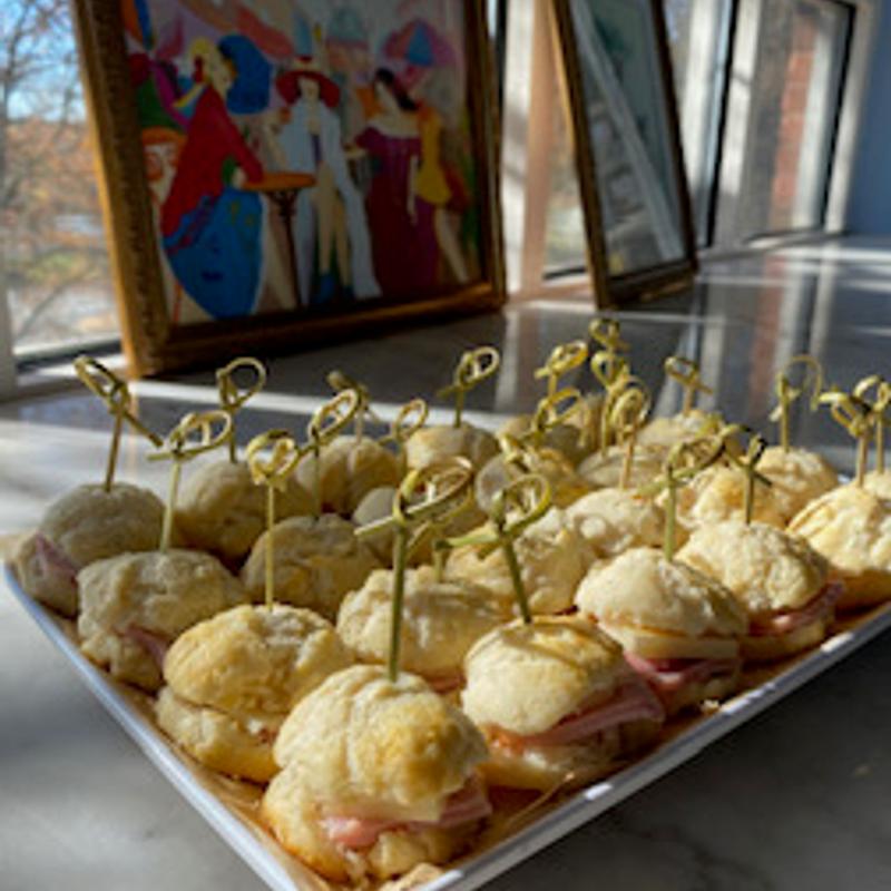 Mini Ham & Swiss Biscuits photo