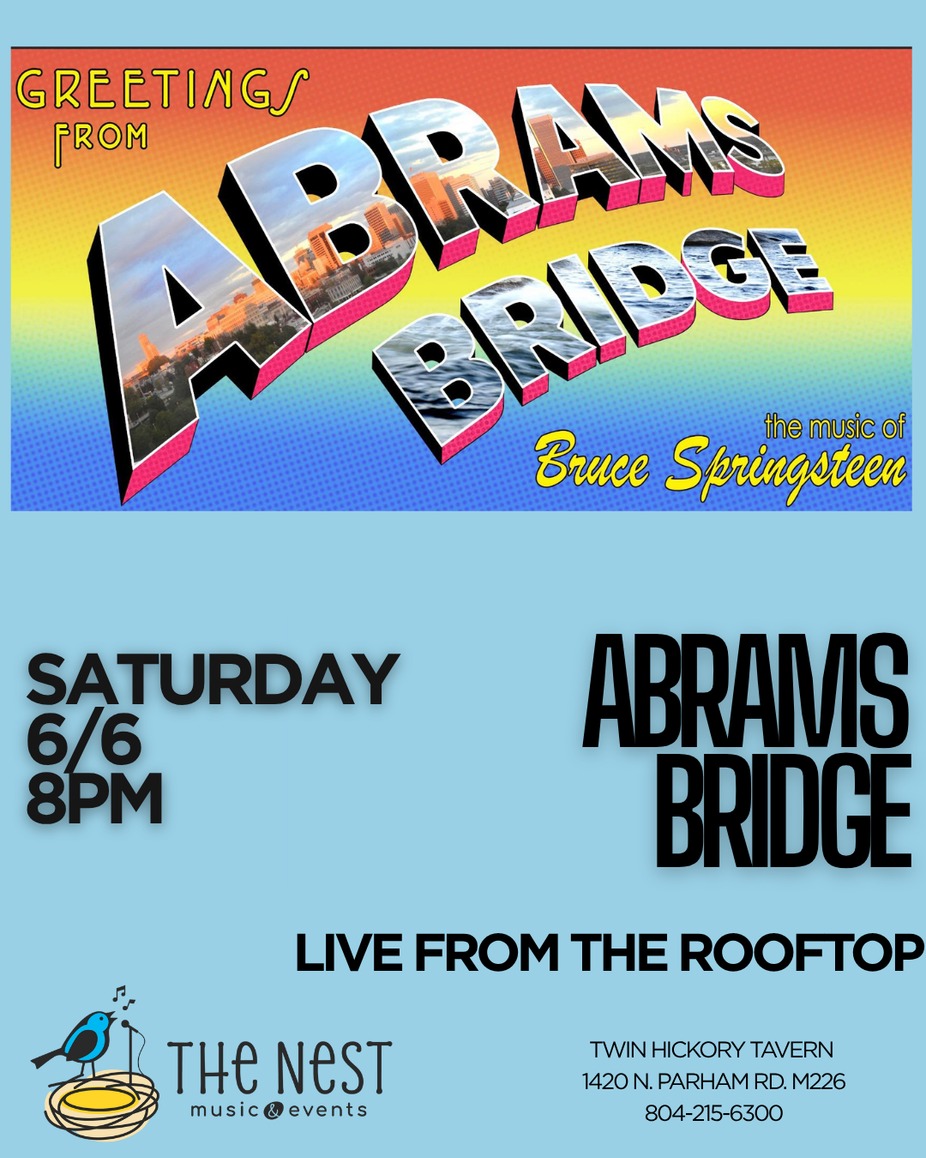 Abrams Bridge Live at The Nest!  event photo