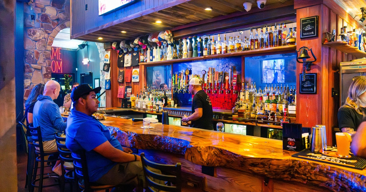 Interior, bar area