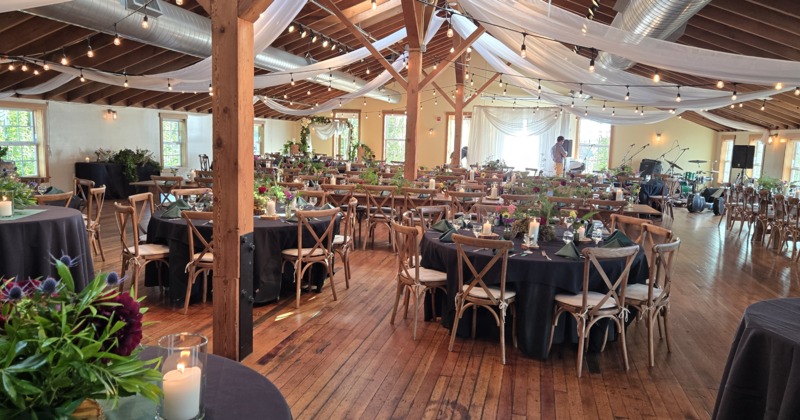 Interior, lounge seating by fireplace