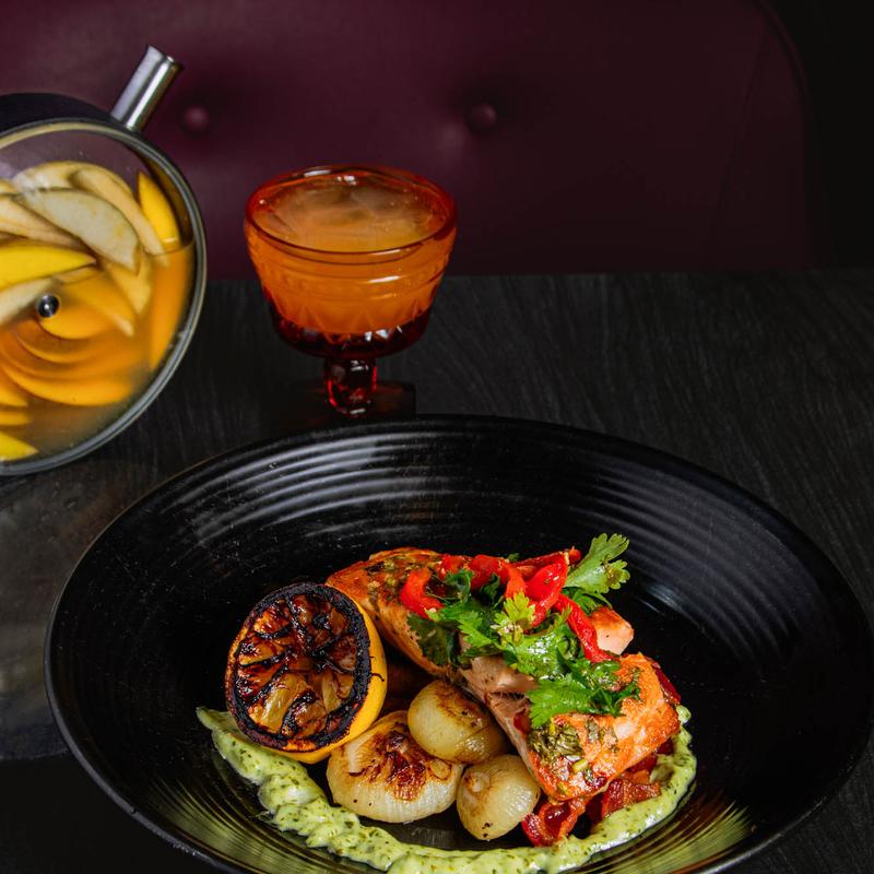 Creamy Cilantro Salmon photo