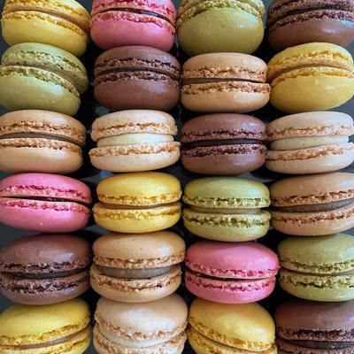 Assorted macaroons.