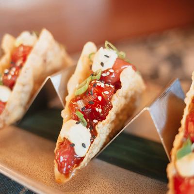 Tuna Poke Tacos