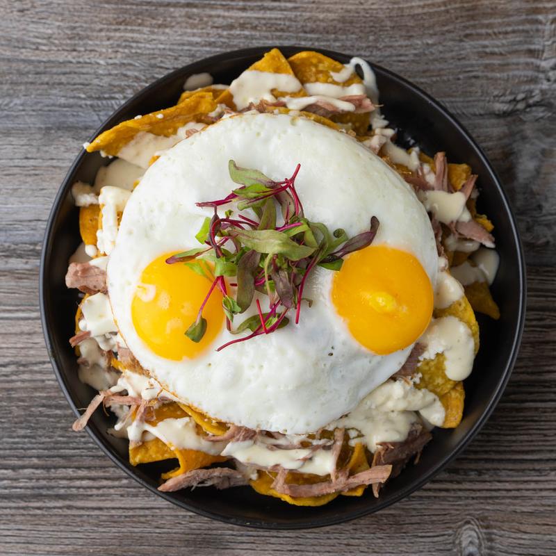 menu item 3 of 9, Chilaquiles Chile Verde
