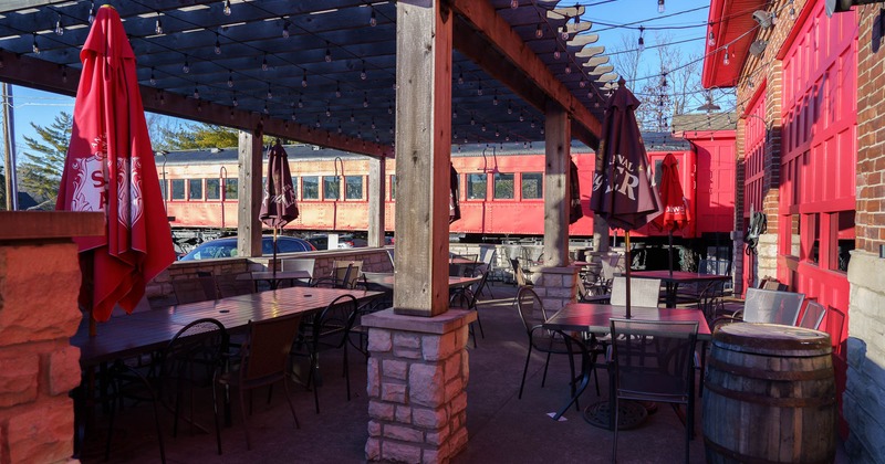 Exterior, seating area