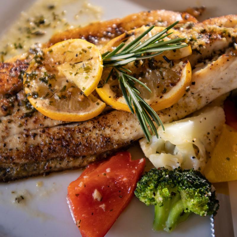 GARLIC LEMON BARRAMUNDI photo