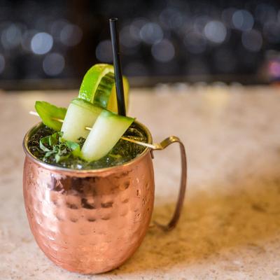 Cucumber Moscow Mule.