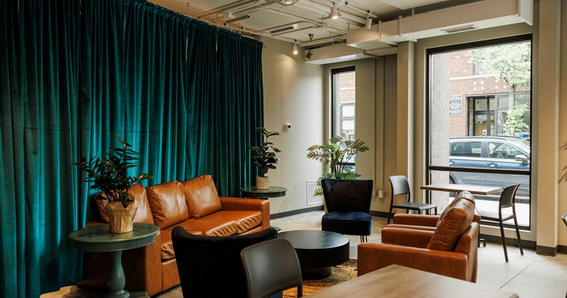 Interior, lounge seating area