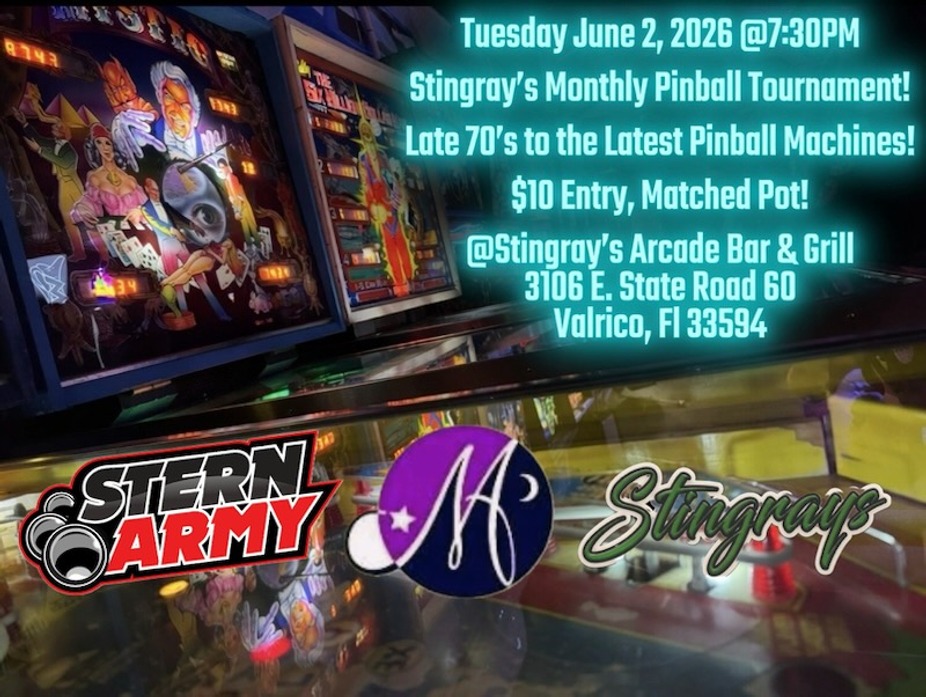 Stingrays Pinball Tournament! event photo