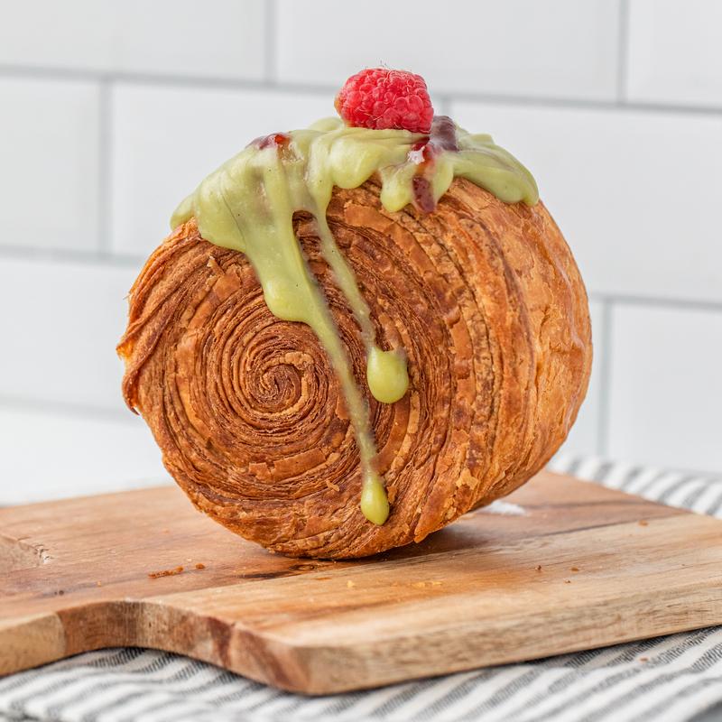 Raspberry Matcha Swirl photo