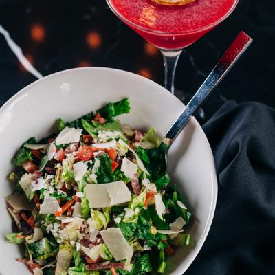 Gio Martini and Chio Chop Salad.