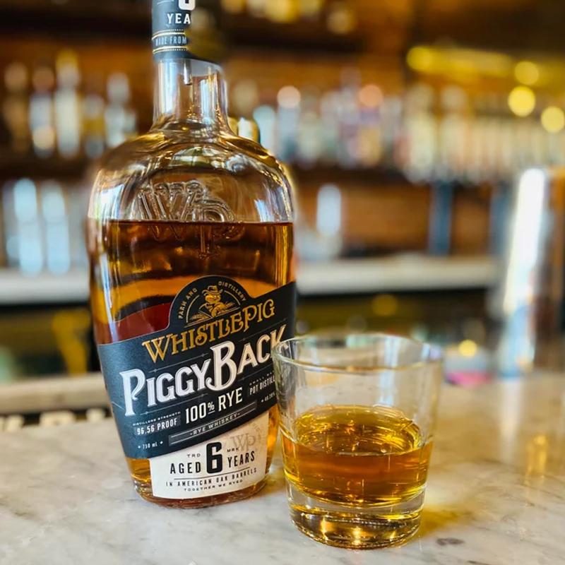 WhistlePig 6 Yr. PiggyBack Rye Bourbon photo