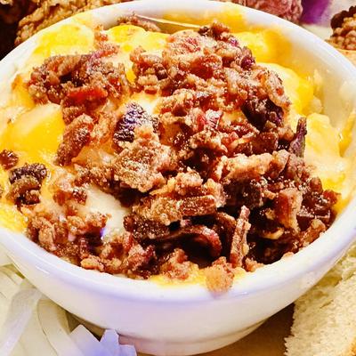 Loaded Mashed Potatoes.