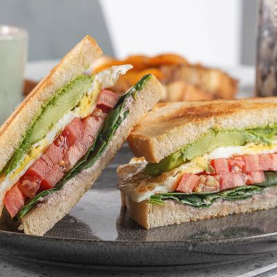 Veggie Breakfast Sandwich.