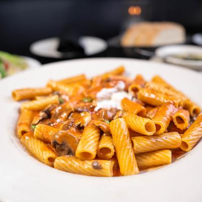 Rigatoni pasta.