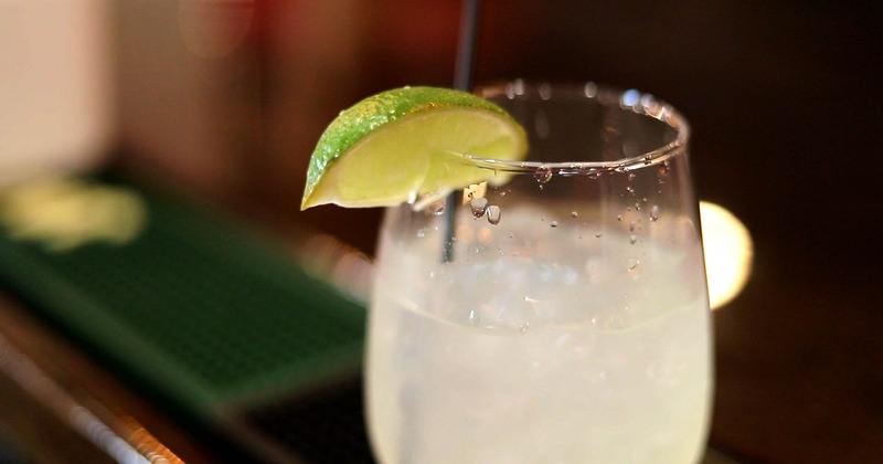 Margarita cocktail, closeup