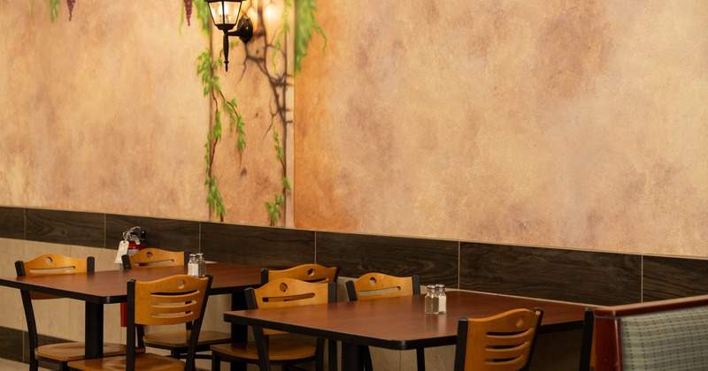 Interior, seating space