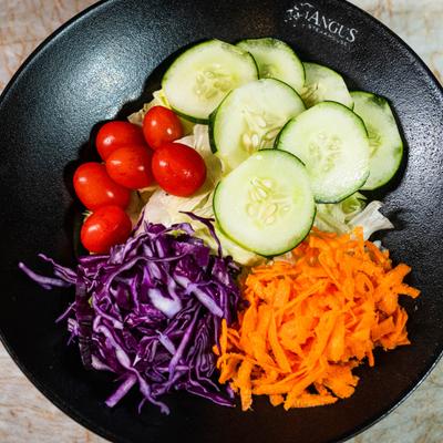 Garden Salad, top view.