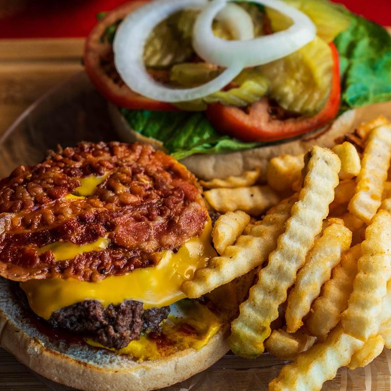 Bacon Cheese Steak Burger photo