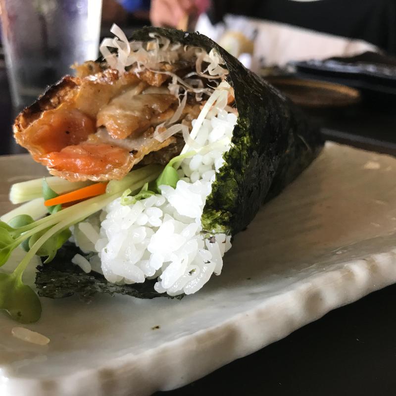 Salmon Skin Hand Roll photo
