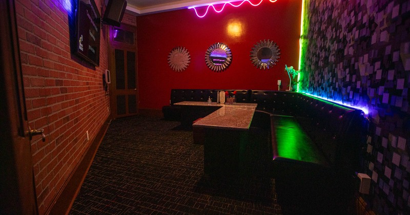 Interior, booth seating