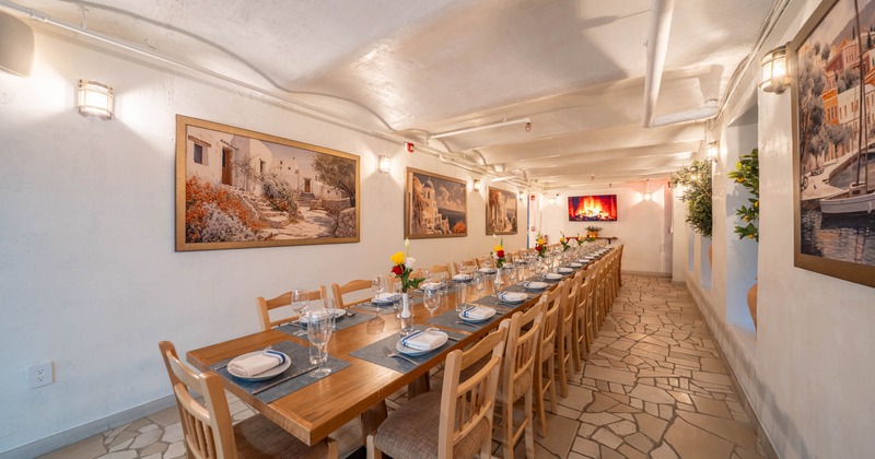 Interior seating area