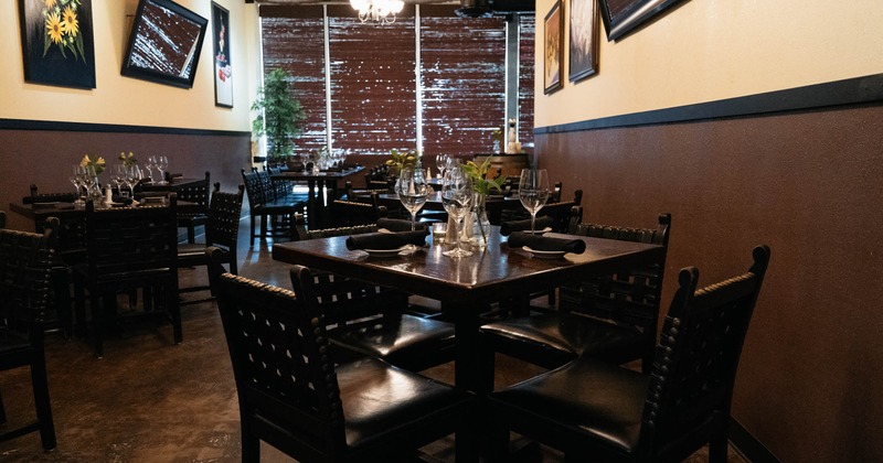 Interior, dining area