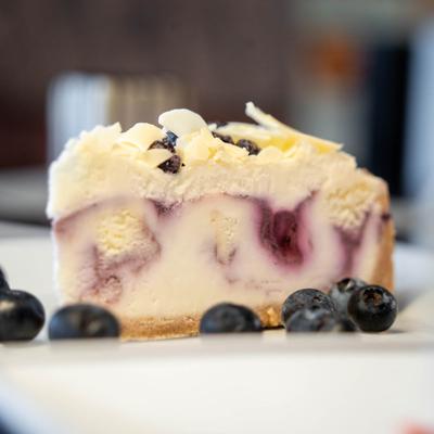 Blueberry Cheesecake.