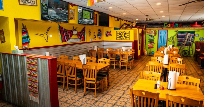 Interior seating area