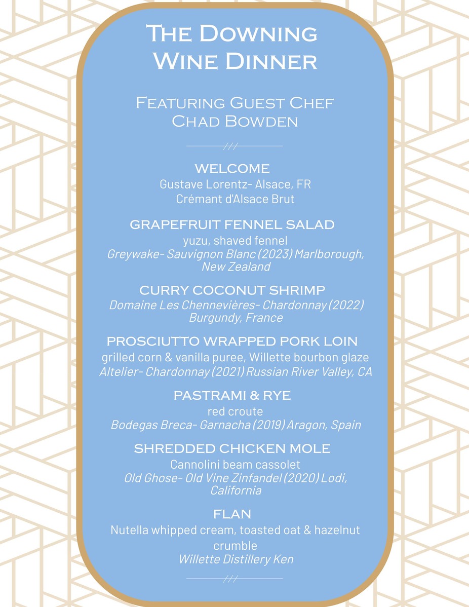 The Downing Bottles and Bites events