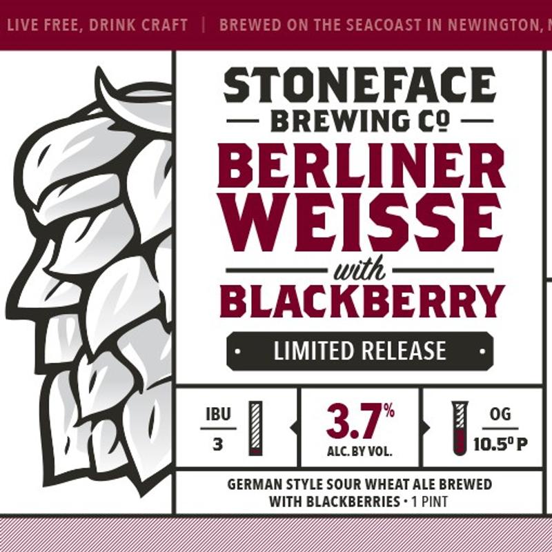 Stoneface Blackberry Berliner Weisse tall boy can photo