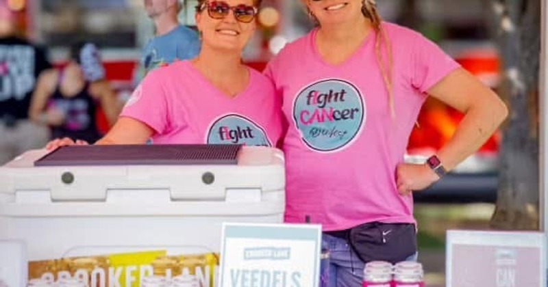 Two people posing for a photo