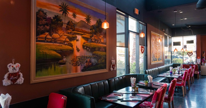 Interior seating area