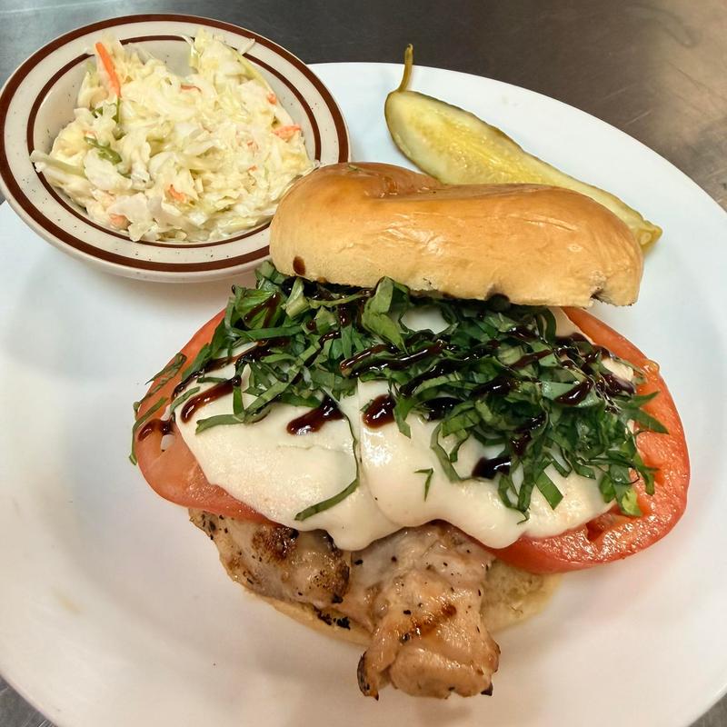 menu item 21 of 86, Grilled Chicken Caprese Sandwich