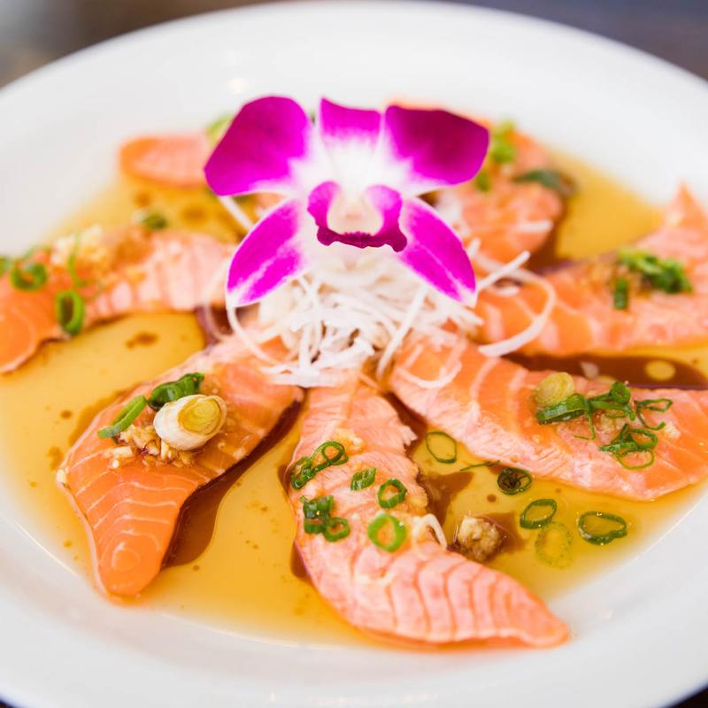 New Style Salmon Sashimi photo